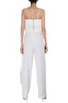 Shop_Deme By Gabriella_White Fringe Overlay Pants_at_Aza_Fashions