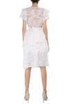 Shop_Deme by Gabriella_White Embellished Layered Dress_at_Aza_Fashions