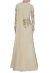 Shop_Bhumika Sharma_Ivory Crepe Silk Embroidered Anarkali Gown_at_Aza_Fashions