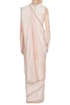 Shop Sva By Sonam & Paras Modi Nude Beige Silk And Organza Pearl Embroidered Saree Set at Aza Fashions Shop_Sva By Sonam & Paras Modi_Nude Beige Silk And Organza Pearl Embroidered Saree Set_at_Aza_Fashions