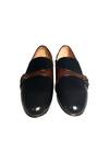 Shop_Artimen_Black Plain Leather Handcrafted Posh Loafer _at_Aza_Fashions