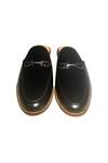 Shop_Artimen_Black Plain Pure Leather Slip-on Mules _at_Aza_Fashions