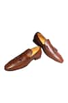 Buy_Artimen_Brown Pure Leather Tassel Detail Loafers_at_Aza_Fashions