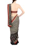 Shop_Soup By Sougat Paul_Multi Color Tussar Printed Saree _at_Aza_Fashions