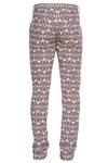 Mr. Ajay Kumar_White Luxe Cotton Satin Lycra Kaleidoscopic Printed Trousers_Online_at_Aza_Fashions