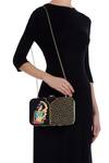 Shop_Crazy Palette_Black Hand Painted Clutch_at_Aza_Fashions