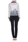 Shop Varsha Wadhwa White Organza Sheer Bomber Jacket With Applique Work at Aza Fashions Shop_Varsha Wadhwa_White Organza Sheer Bomber Jacket With Applique Work_at_Aza_Fashions