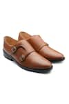 Buy_Rapawalk_Brown Double Strap Monk Shoes  _at_Aza_Fashions