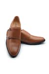 Shop_Rapawalk_Brown Double Strap Monk Shoes  _Online_at_Aza_Fashions