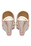 Buy_Kkarma Accessories_Multi Color Embroidery Kiran Zardozi Wedges _Online_at_Aza_Fashions
