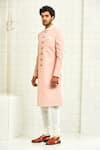 Buy_Rajesh Pratap Singh_Pink Silk Sherwani _Online_at_Aza_Fashions