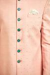 Rajesh Pratap Singh_Pink Silk Sherwani _at_Aza_Fashions