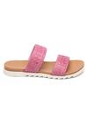 Buy_Tissr_Pink Double Strap Sandals_Online_at_Aza_Fashions