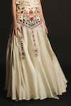 Buy_Chandrima_White Chanderi Embroidered Lehenga _Online_at_Aza_Fashions