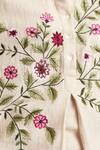 Shop_Sue Mue_Beige Handloom Cotton Spread Collar Shirt _Online_at_Aza_Fashions
