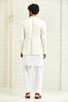 Shop_Rajesh Pratap Singh_White Linen Crepe Jacket _at_Aza_Fashions