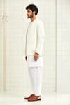 Buy_Rajesh Pratap Singh_White Linen Crepe Jacket _Online_at_Aza_Fashions