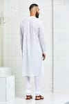 Shop Rajesh Pratap Singh White Cotton Textured Kurta Set at Aza Fashions Shop_Rajesh Pratap Singh_White Cotton Textured Kurta Set _at_Aza_Fashions