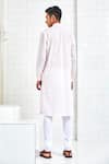 Shop_Rajesh Pratap Singh_Pink Cotton Pintuck Kurta Set _at_Aza_Fashions