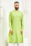 Buy Rajesh Pratap Singh Green Viscose Textured Kurta Set at Aza Fashions Buy_Rajesh Pratap Singh_Green Viscose Textured Kurta Set _at_Aza_Fashions