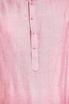 Rajesh Pratap Singh Pink Viscose Embroidered Kurta Set at Aza Fashions Rajesh Pratap Singh_Pink Viscose Embroidered Kurta Set _at_Aza_Fashions