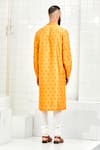Shop Rajesh Pratap Singh Yellow Viscose Embroidered Kurta Set at Aza Fashions Shop_Rajesh Pratap Singh_Yellow Viscose Embroidered Kurta Set _at_Aza_Fashions