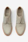 Shop_Bridlen_Grey Slip On Style Blucher Shoes  _at_Aza_Fashions