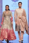 Buy_Soniya G_Grey Pure Silk Blend Embroidery Paisley Square Neck Anarkali With Dupatta _Online_at_Aza_Fashions