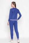 Shop_Tuna London - {Tuna Active}_Blue Poly Blended Round Full Sleeves Top And Tracksuit Set _at_Aza_Fashions