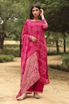 Buy Gulabo Jaipur Pink Kurta, Pant And Dupatta Georgette, Slip Round Bandhani Print Set Online at Aza Fashions Buy_Gulabo Jaipur_Pink Kurta, Pant And Dupatta Georgette, Slip Round Bandhani Print Set _Online_at_Aza_Fashions