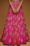 Neeta Lulla_Pink Belle Embellished Lehenga Set_Online_at_Aza_Fashions
