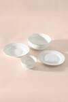 Table Manners_White Bone China Plain Room Service Dinner Set_Online_at_Aza_Fashions