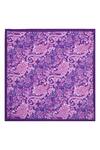 Tossido_Purple Printed Paisley And Floral Pocket Square_Online_at_Aza_Fashions