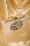 Miar Designs_Aashi Mother Of Pearl Resin Clutch_Online_at_Aza_Fashions
