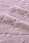 Houmn_Pink 100% Cotton Weaves Terry Form Towel Set _Online_at_Aza_Fashions