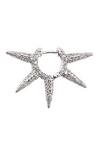 The Jewel Factor_White Crystals Star Shaped Studs_Online_at_Aza_Fashions