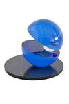 H2h_Blue Ceramic Crystal Sculpture_Online_at_Aza_Fashions