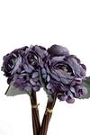 H2H_Purple Polyester Artificial Peony Flowers - Set Of 2 _Online_at_Aza_Fashions