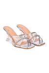 Kaltheos_Silver Embellished Helen Transparent Heels _Online_at_Aza_Fashions