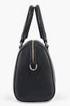 Tan & Loom_Black Textured Pebble Grain Leather Handbag _Online_at_Aza_Fashions