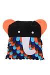 My Gift Booth_Black Fleece Frill Baby Elephant Cushion - Set Of 2_Online_at_Aza_Fashions