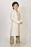 Petite Pomme Cream Cotton, Silk Embroidery Kurta And Pant Set Online at Aza Fashions Petite Pomme_Cream Cotton, Silk Embroidery Kurta And Pant Set _Online_at_Aza_Fashions