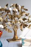 Buy_H2h_Gold Brass Tree Of Flutters Sculpture_at_Aza_Fashions