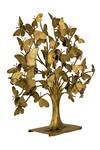 H2h_Gold Brass Tree Of Flutters Sculpture_Online_at_Aza_Fashions