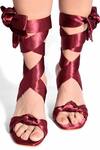 Shop_Sole House_Maroon Tie-up Pencil Heels_at_Aza_Fashions