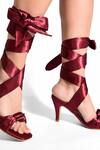 Sole House_Maroon Tie-up Pencil Heels_at_Aza_Fashions
