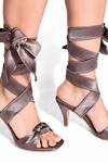 Sole House_Grey Tie-up Pencil Heels_Online_at_Aza_Fashions