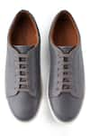 Buy_Rapawalk_Grey Lace Up Leather Sneakers  _Online_at_Aza_Fashions