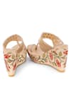 Shop_Sole House_Beige Embroidered Kolhapuri Wedges _Online_at_Aza_Fashions