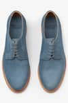 Shop_Bridlen_Blue Slip On Style Blucher Shoes  _at_Aza_Fashions